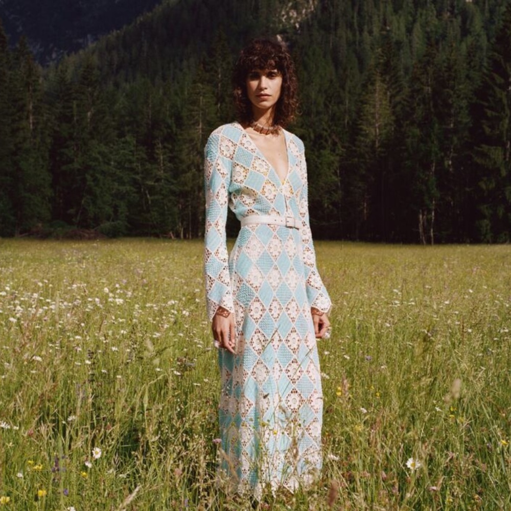 Beautiful crotchet coverup or dress from Zara